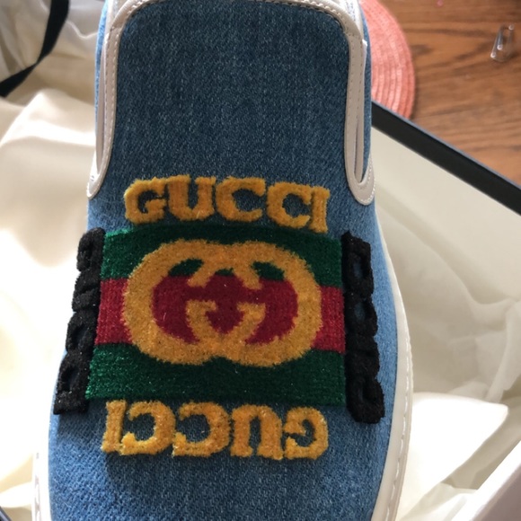 ‼️BRAND NEW‼️ Kura Denim Gucci Loafers - Picture 6 of 7